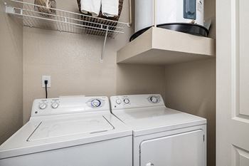 Full-sized washer/dryers in every residence